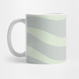 Green wavy pattern Mug